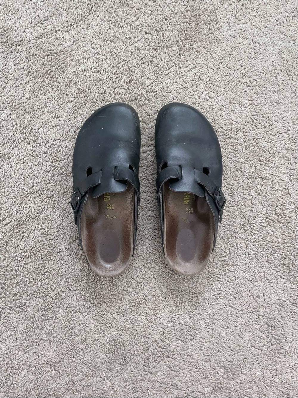 ORIGINAL Black Vintage Boston Birkenstock Women’s Shoes